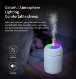 Diffusore per oli essenziali con luce LED colorata ideale per relax e sonno tranquillo