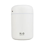 Diffusore per oli essenziali USB bianco dal design minimalista vista frontale
