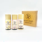 Kit olio essenziale buon umore Aroma Bano con Lavanda, Rosa Damascena e Ylang Ylang