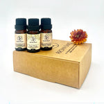 Kit olio essenziale purificante Aroma Bano con Tea Tree, Citronella e Menta Piperita in confezione regalo naturale