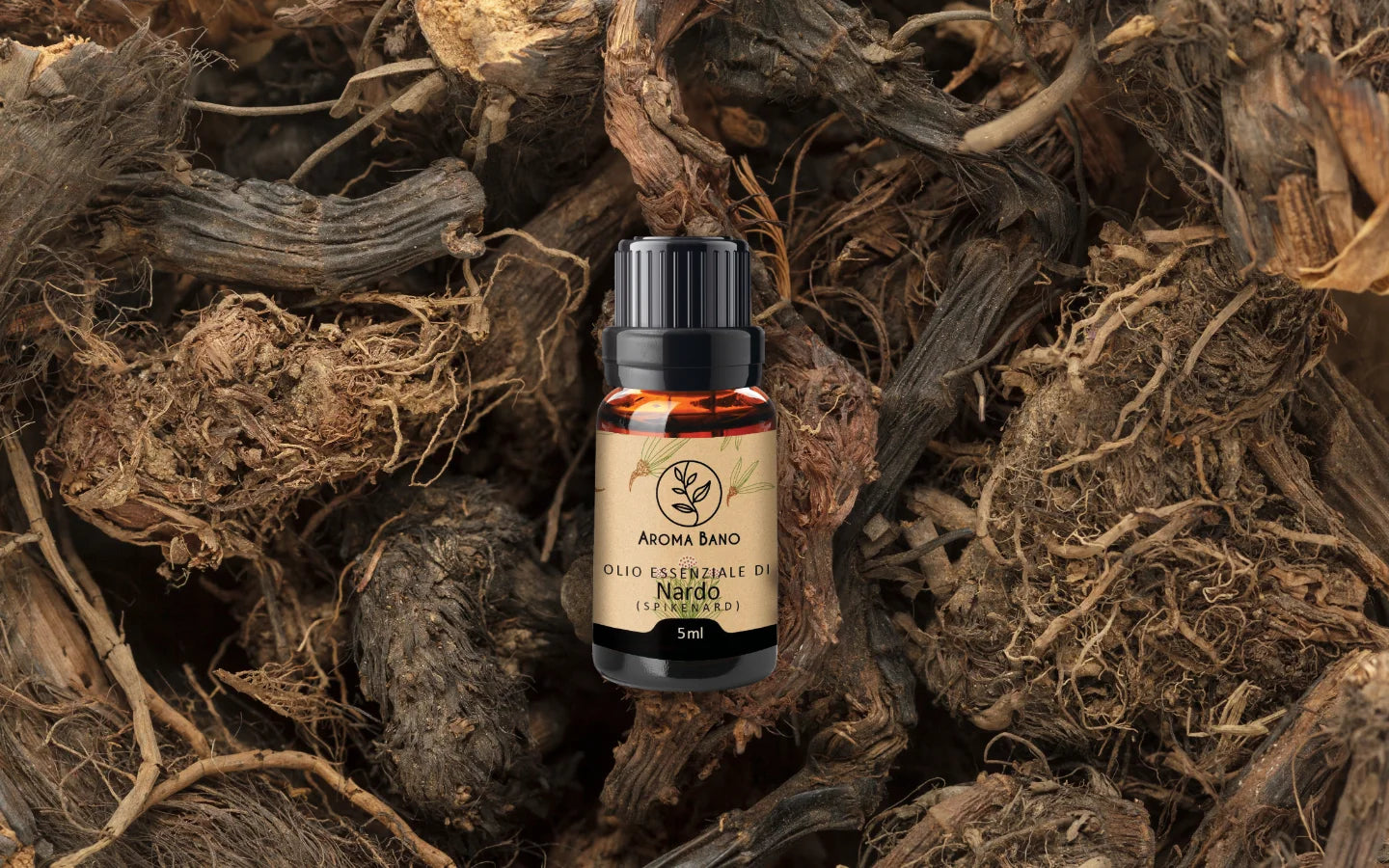 Olio essenziale di Nardo con radici di nardo