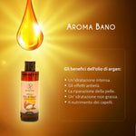 Benefici dell’olio di argan puro naturale Aroma Bano per pelle e capelli