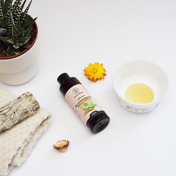 Olio di ashwagandha puro naturale Aroma Bano per rituali wellness e relax
