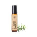 Roll-On di Olio Essenziale di Eucalipto Aroma Bano con foglie di eucalipto