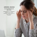 Olio essenziale di Melissa Aroma Bano utilizzato in aromaterapia durante un momento di relax
