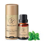 Olio essenziale di Menta Piperita 8 ml in flacone di vetro ambrato Aroma Bano