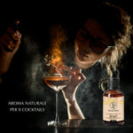 Olio essenziale di Zenzero Aroma Bano utilizzato per aromatizzare cocktail al bar con tecnica di miscelazione
