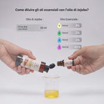 Come diluire gli oli essenziali con olio di jojoba naturale Aroma Bano